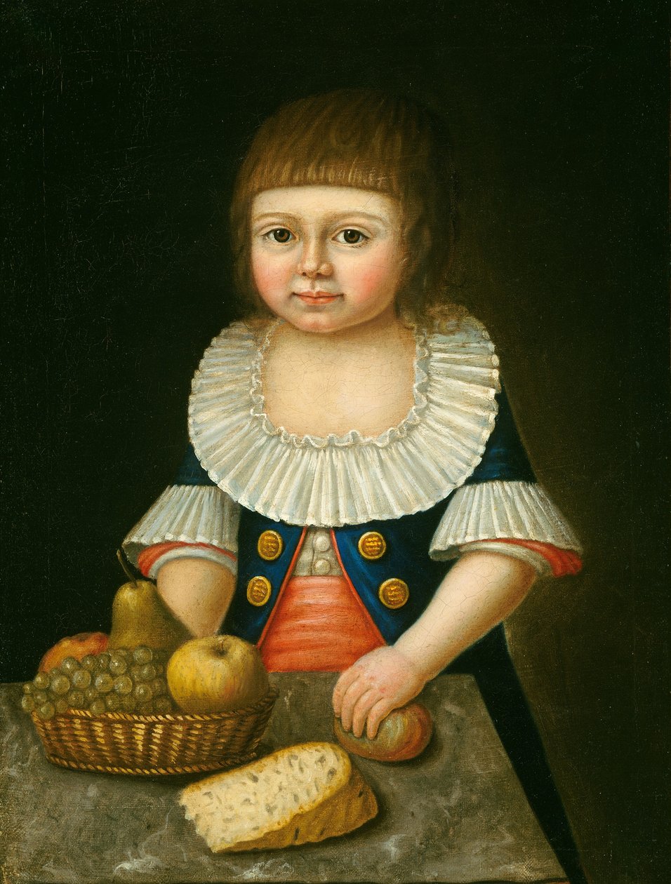 Garçon avec un panier de fruits, vers 1790 - Unbekannt