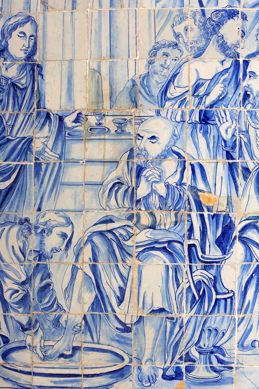 Brésil, Bahia, Salvador : Azulejo dans l