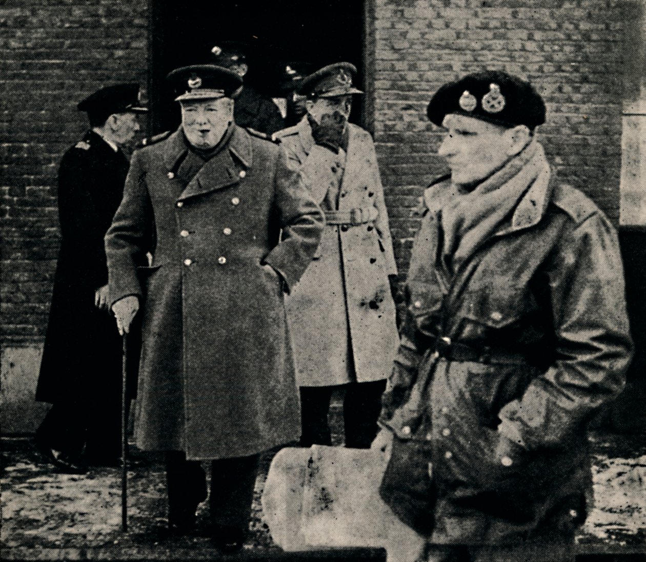 Le Premier ministre britannique visite le front occidental, 1944, 1945 - Unbekannt