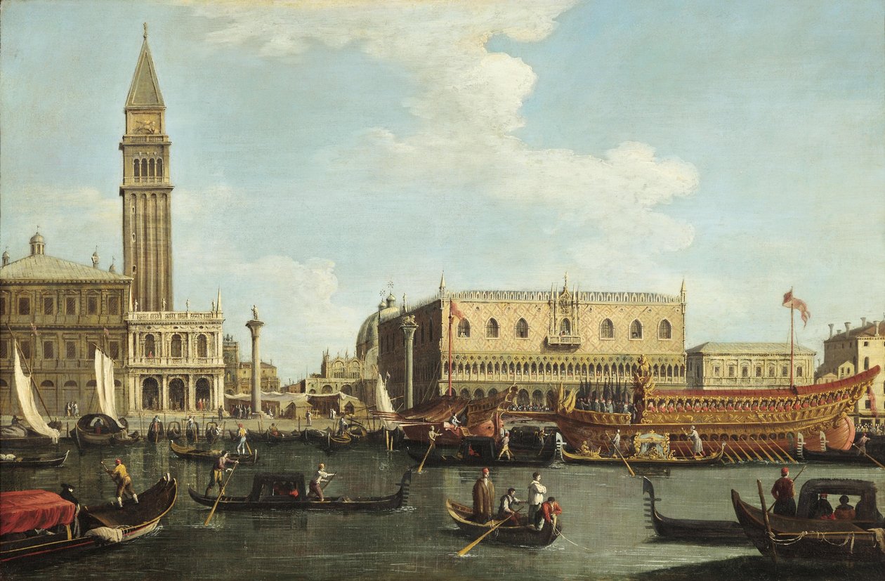 Bucintoro à la Mole à Venise le jour de la Résurrection - Unbekannt