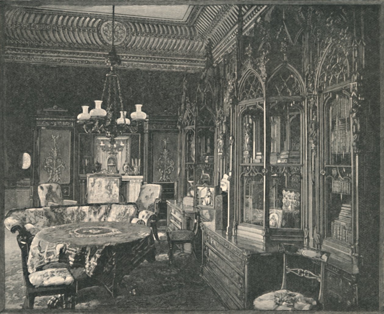 Palais de Buckingham : La salle de musique du Prince Consort, 1886 - Unbekannt
