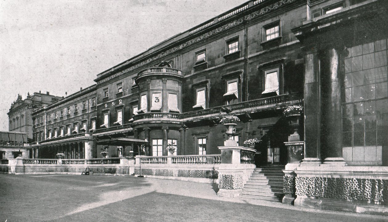 Buckingham Palace... montrant la pièce où le roi est mort, 1910 - Unbekannt