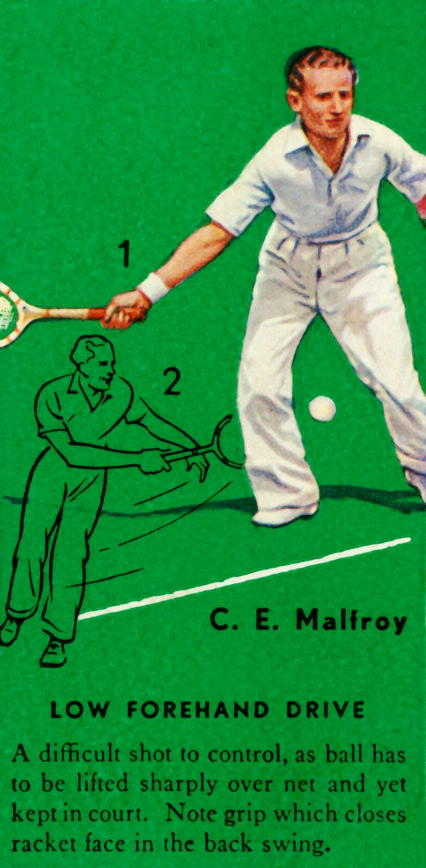 C. E. Malfroy - Coup droit bas - Unbekannt