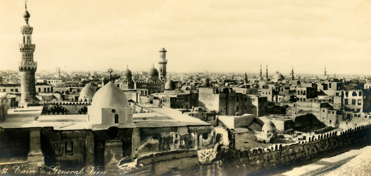 Le Caire - Vue générale, vers 1918-1939 - Unbekannt