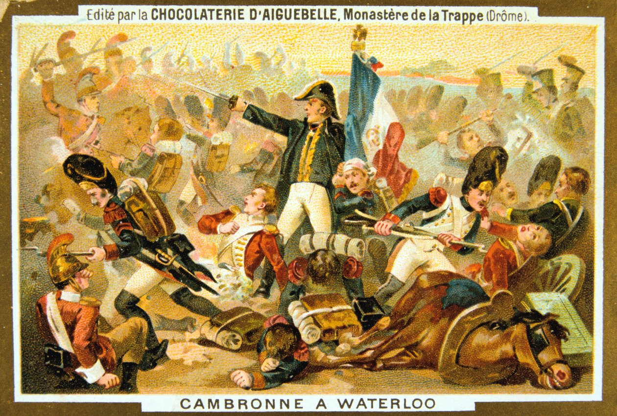 Cambronne à la bataille de Waterloo, 18 juin 1815, 19e siècle - Unbekannt