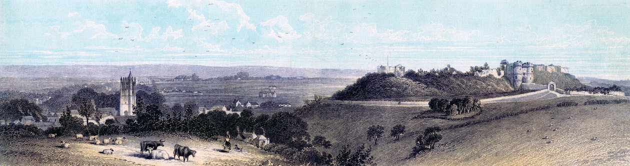 Château et village de Carisbrooke, Île de Wight - Unbekannt