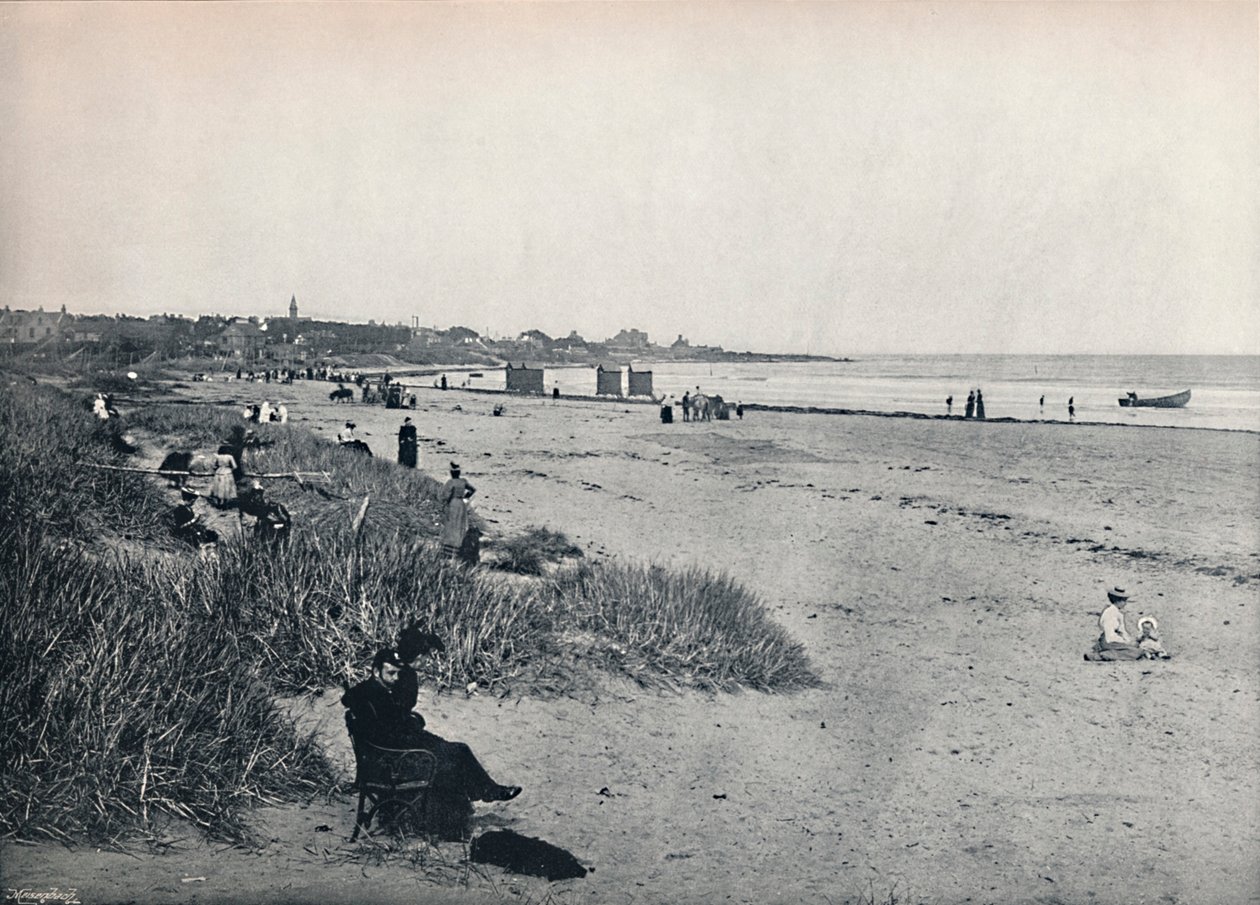 Carnousetie - La ville et la plage, 1895 - Unbekannt