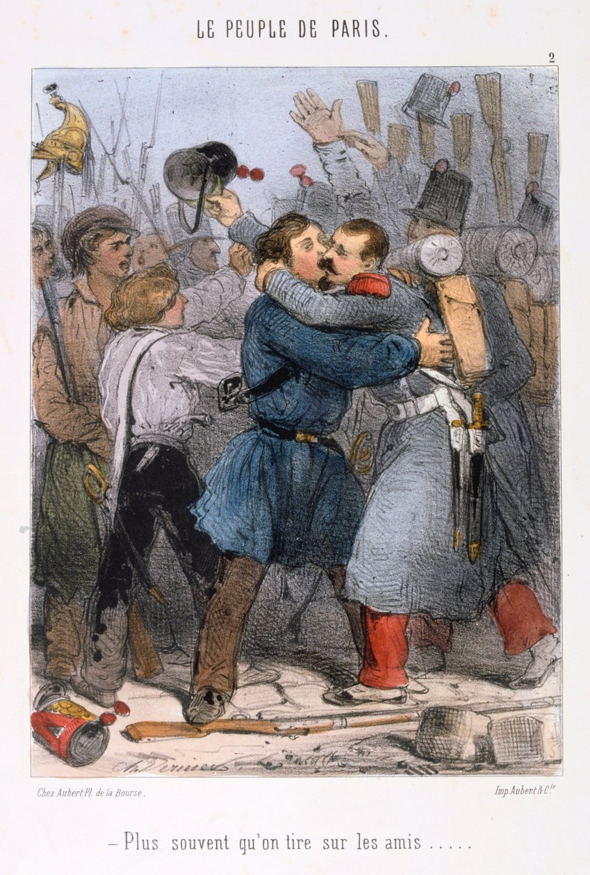 Caricature relative à la Commune de Paris, années 1870 - Unbekannt