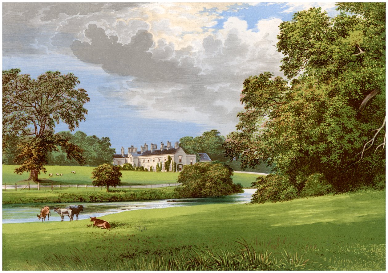 Château MacGarrett, comté de Mayo, Irlande, maison de Lord Oranmore, vers 1880 - Unbekannt