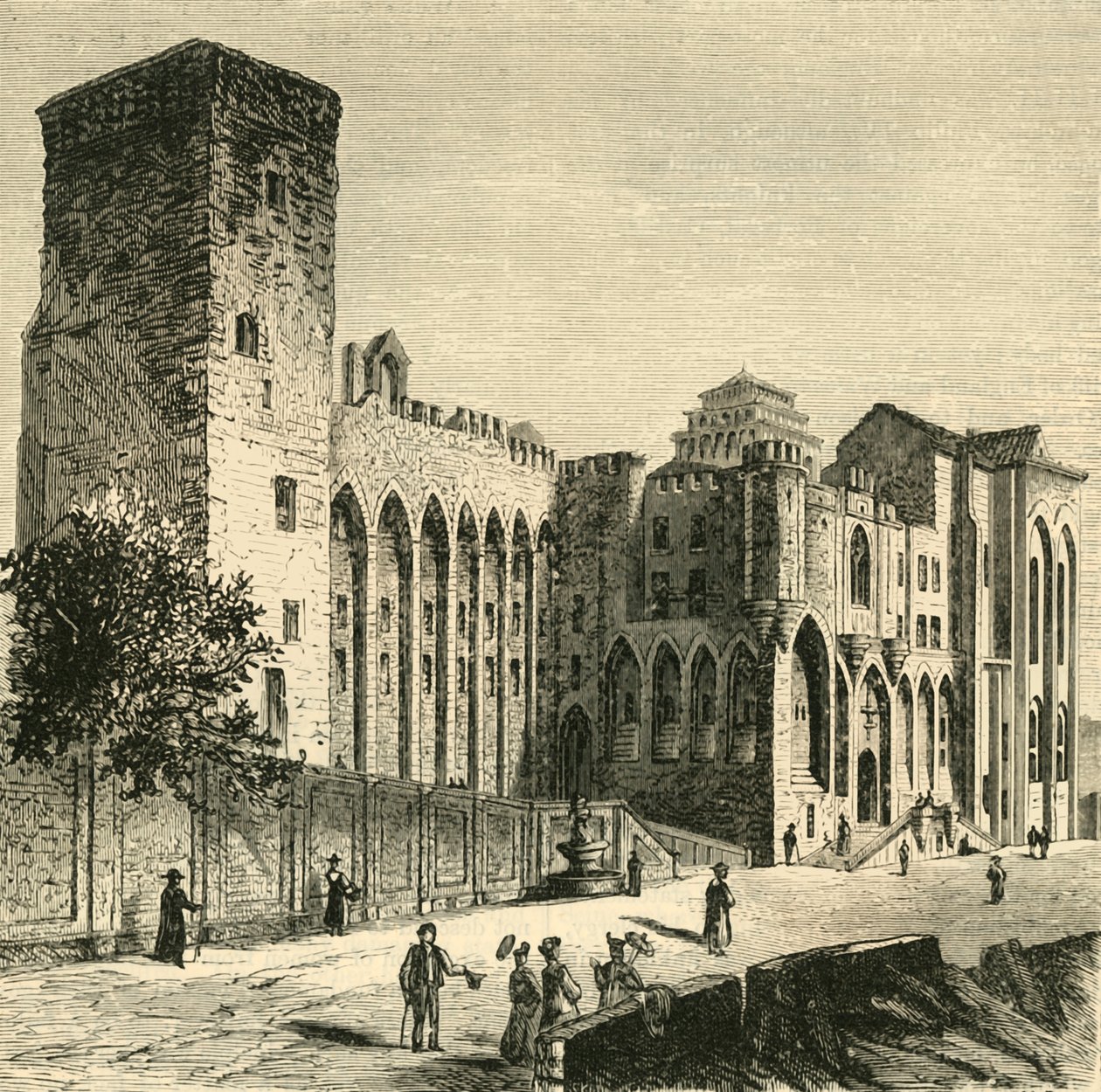 Château des Papes, Avignon, 1890 - Unbekannt