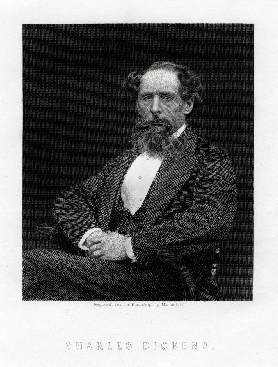 Charles Dickens, romancier et journaliste anglais, 1876 - Unbekannt