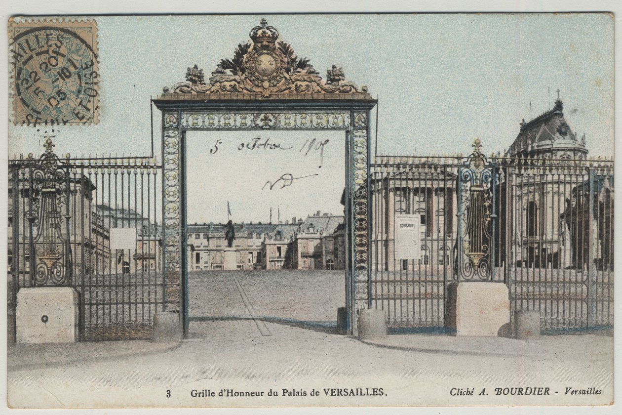 Château de Versailles : grille d