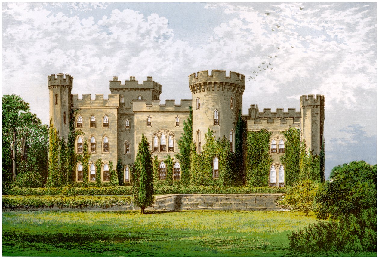 Château de Cholmondeley, Cheshire, domicile du marquis de Cholmondeley, vers 1880 - Unbekannt