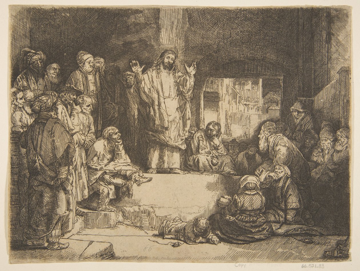 Christ prêchant La Petite Tombe - Unbekannt