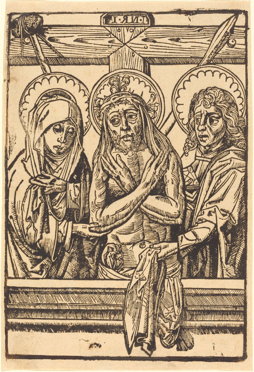 Christ entre Marie et Jean - Unbekannt
