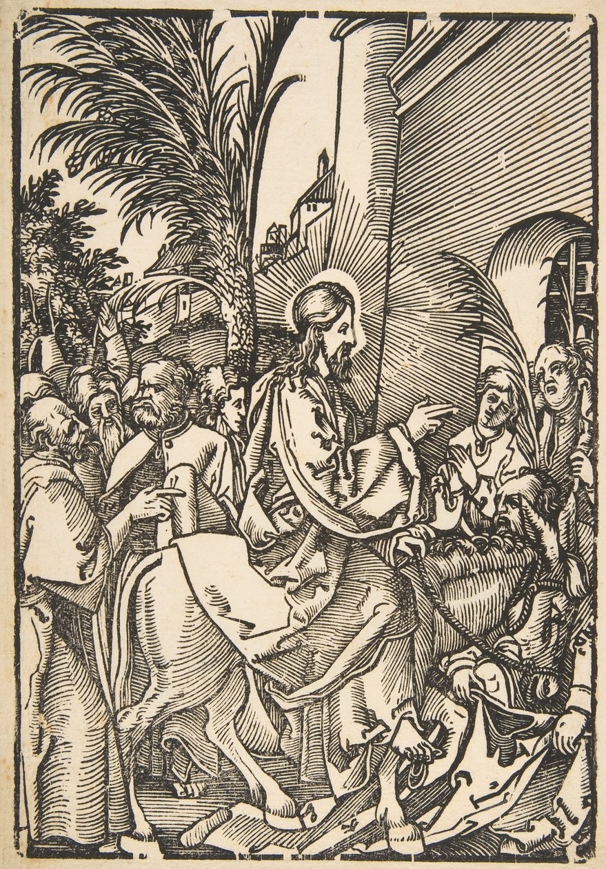 Entrée du Christ à Jérusalem, de La Petite Passion - Unbekannt