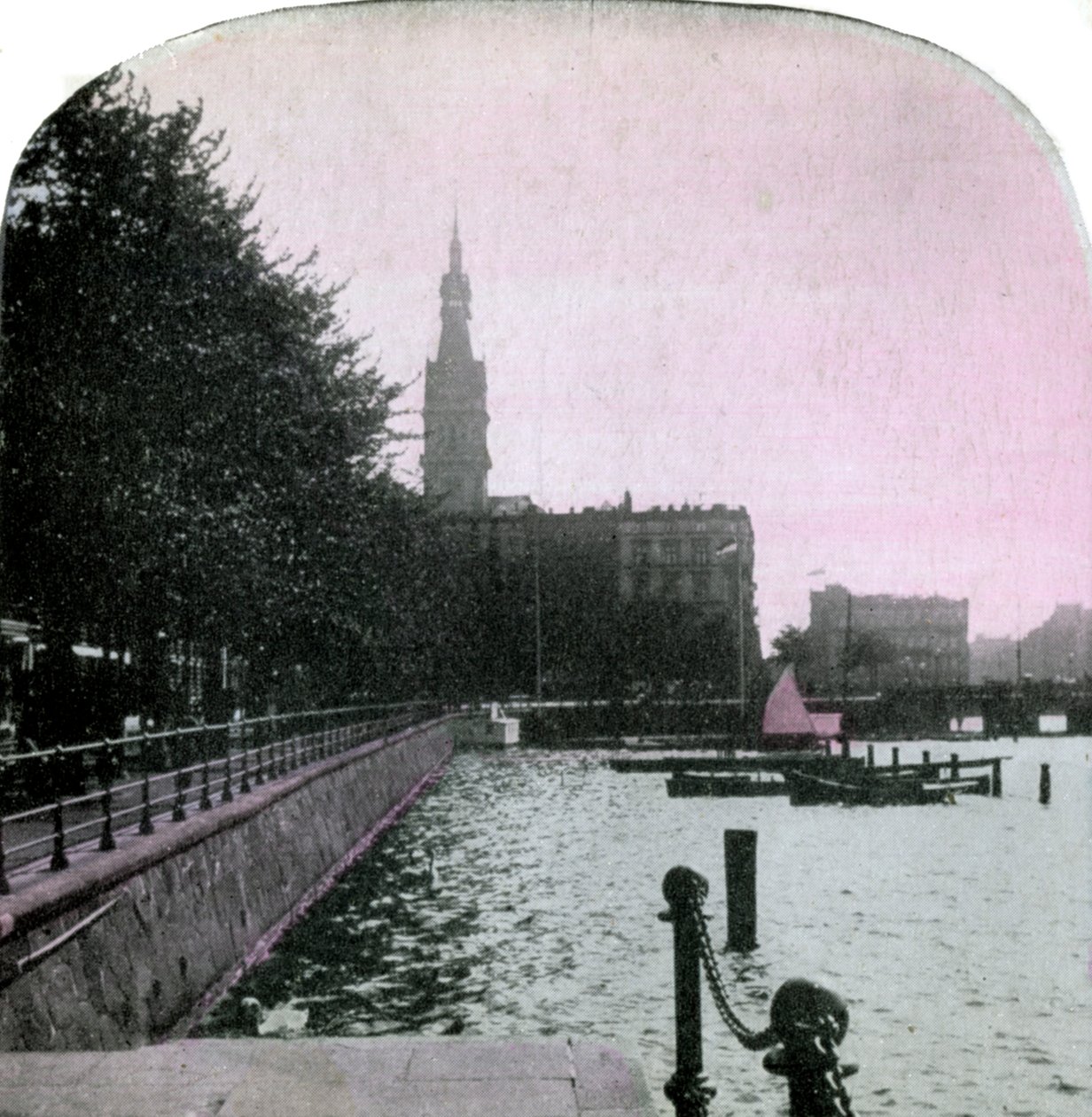 Hôtel de ville et l
