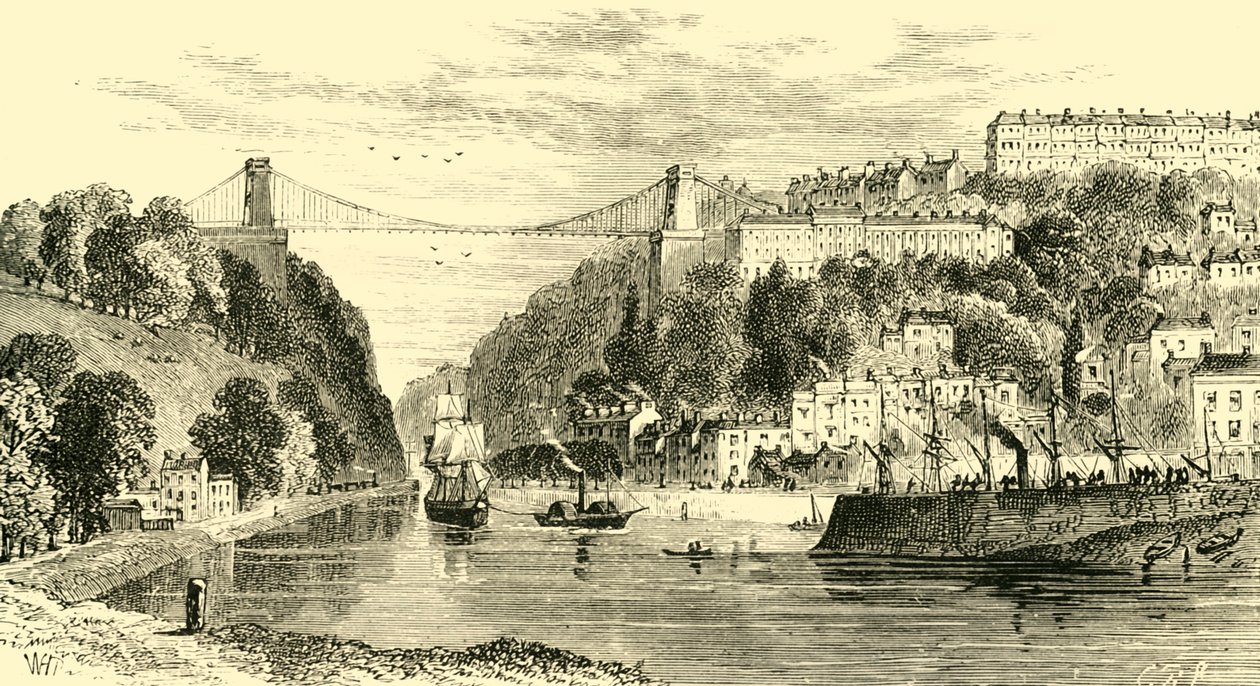 Pont suspendu de Clifton, 1898 - Unbekannt