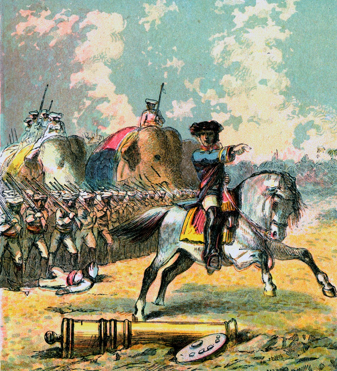 Les victoires de Clive en Inde, vers 1850 - Unbekannt