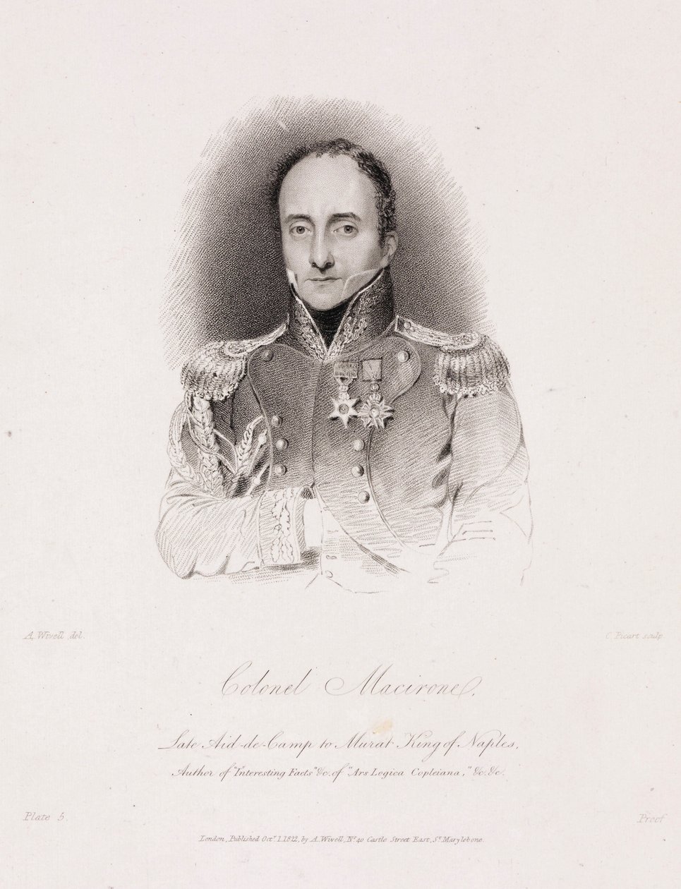Colonel Francis Macerone, soldat britannique et inventeur mécanique - Unbekannt