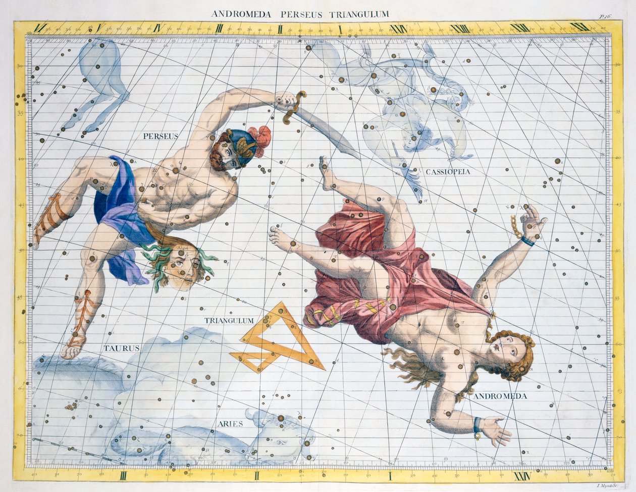 Constellations de Persée et Andromède, 1729 - Unbekannt