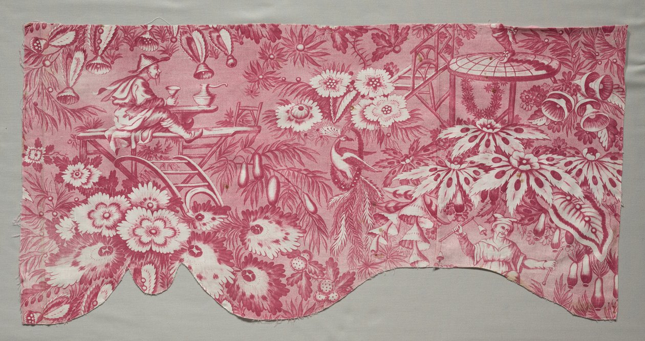 Textile imprimé en cuivre, début des années 1800 - Unbekannt