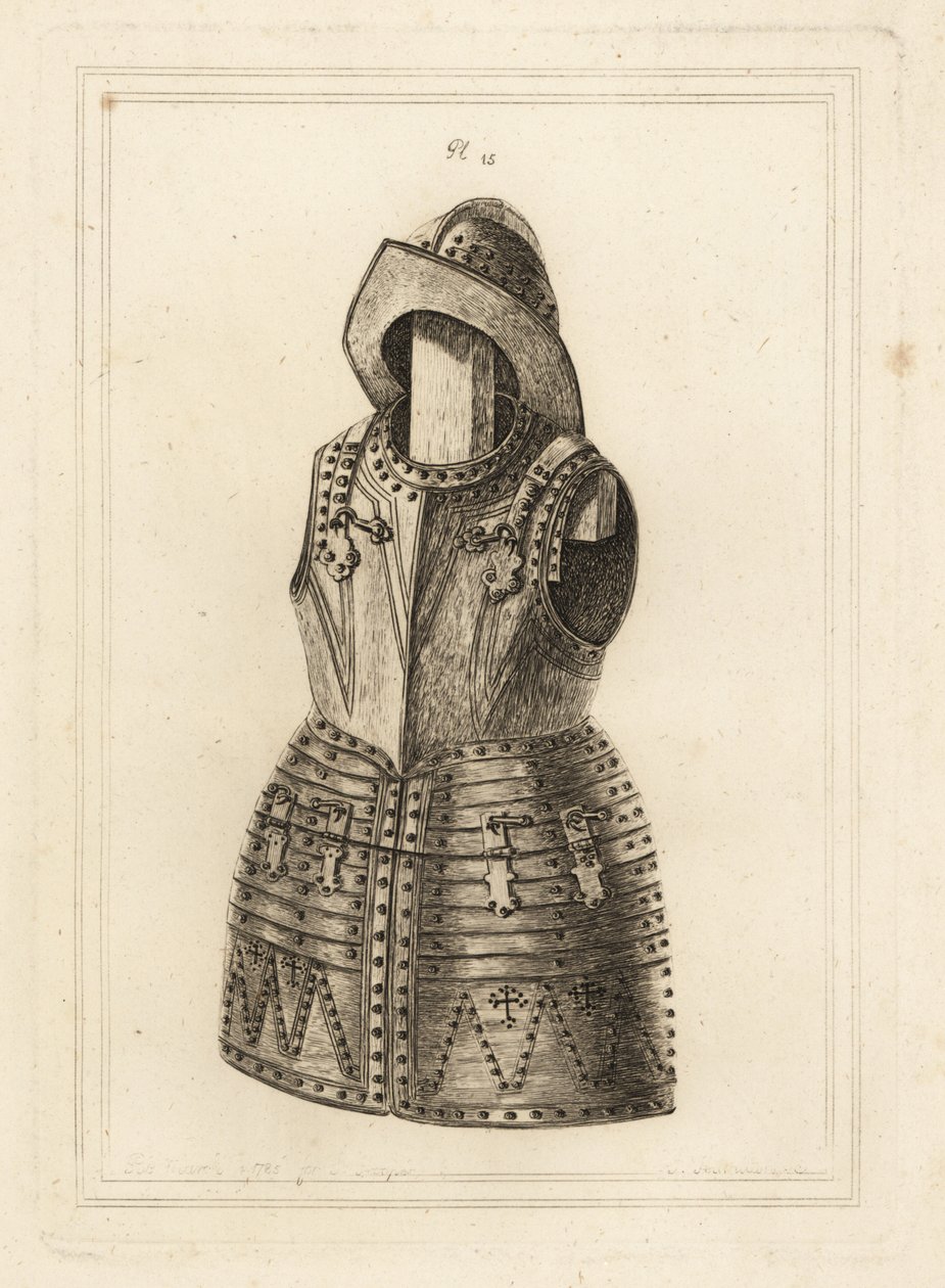 Corcelet ou armure arquebusière brillante et morion de la Tour de Londres - Unbekannt