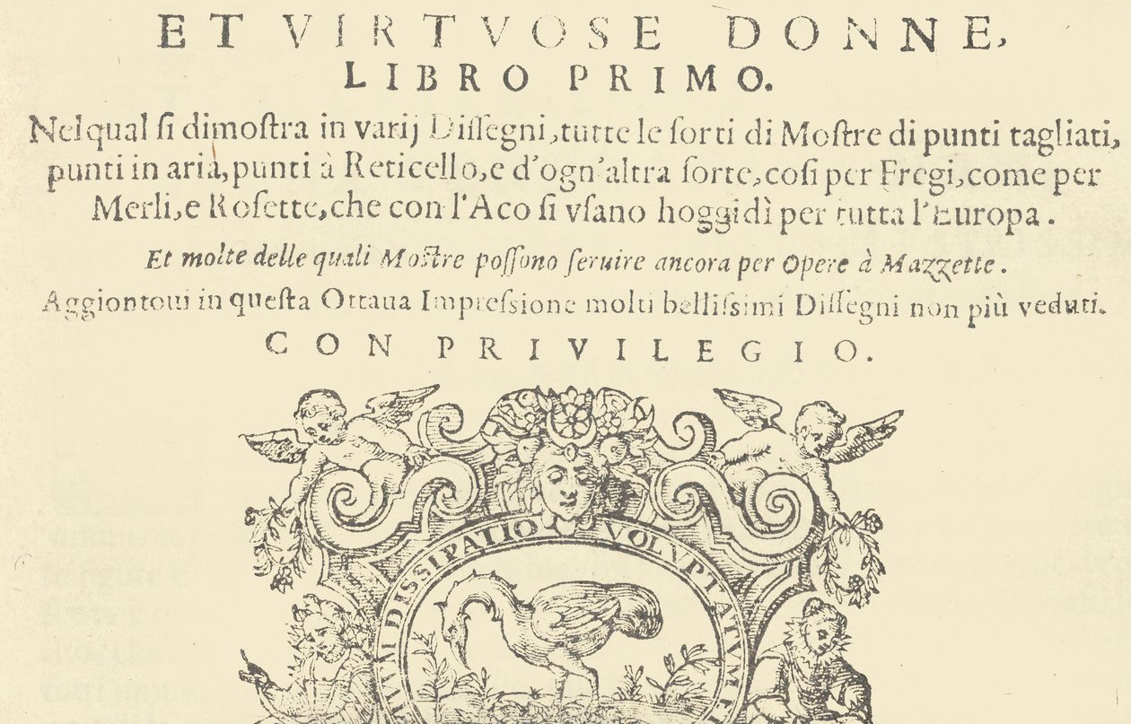 Corona delle Nobili et Virtuose Donne: Libro I-IV, 1601 - Unbekannt