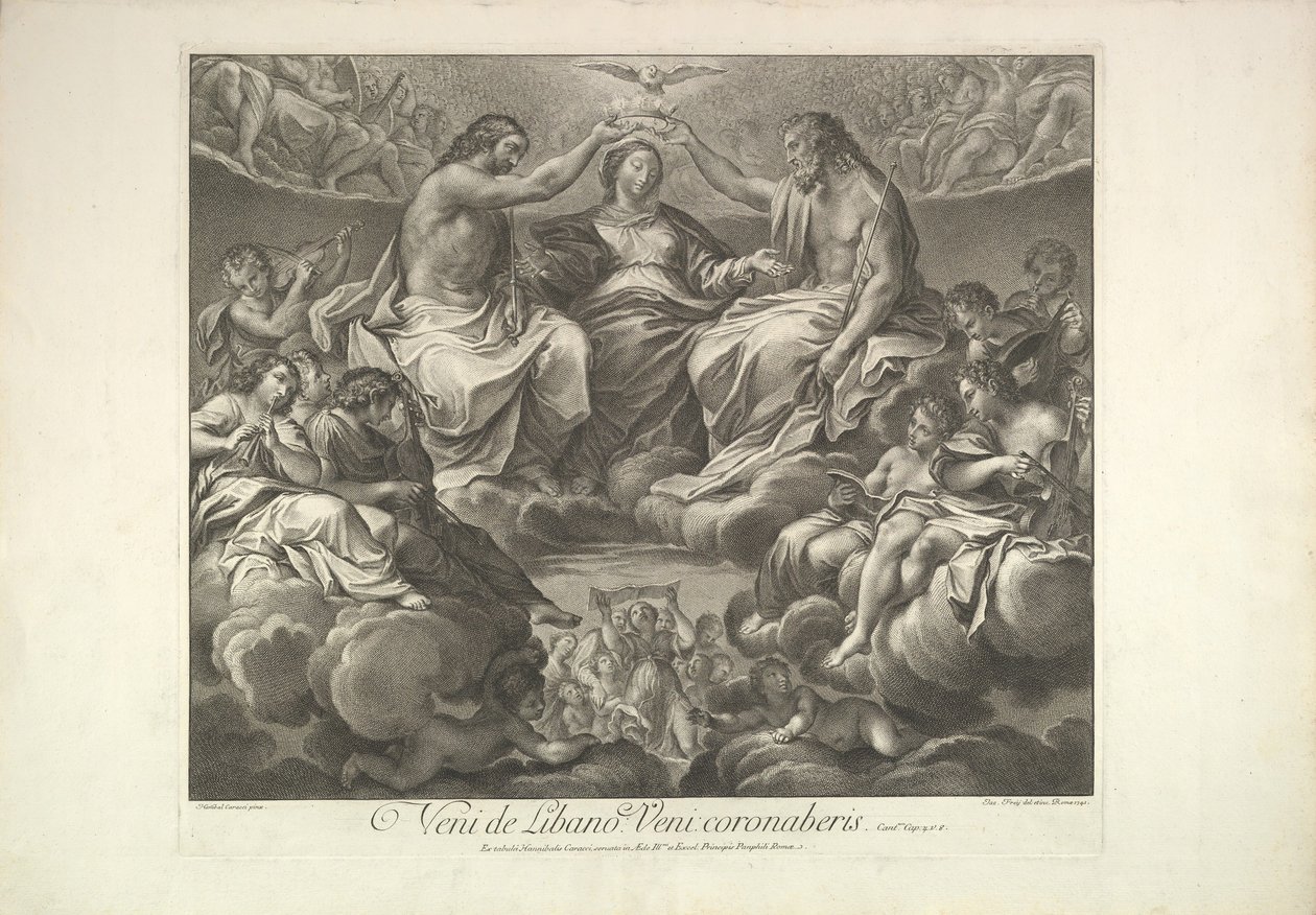Couronnement de la Vierge, 1741 - Unbekannt