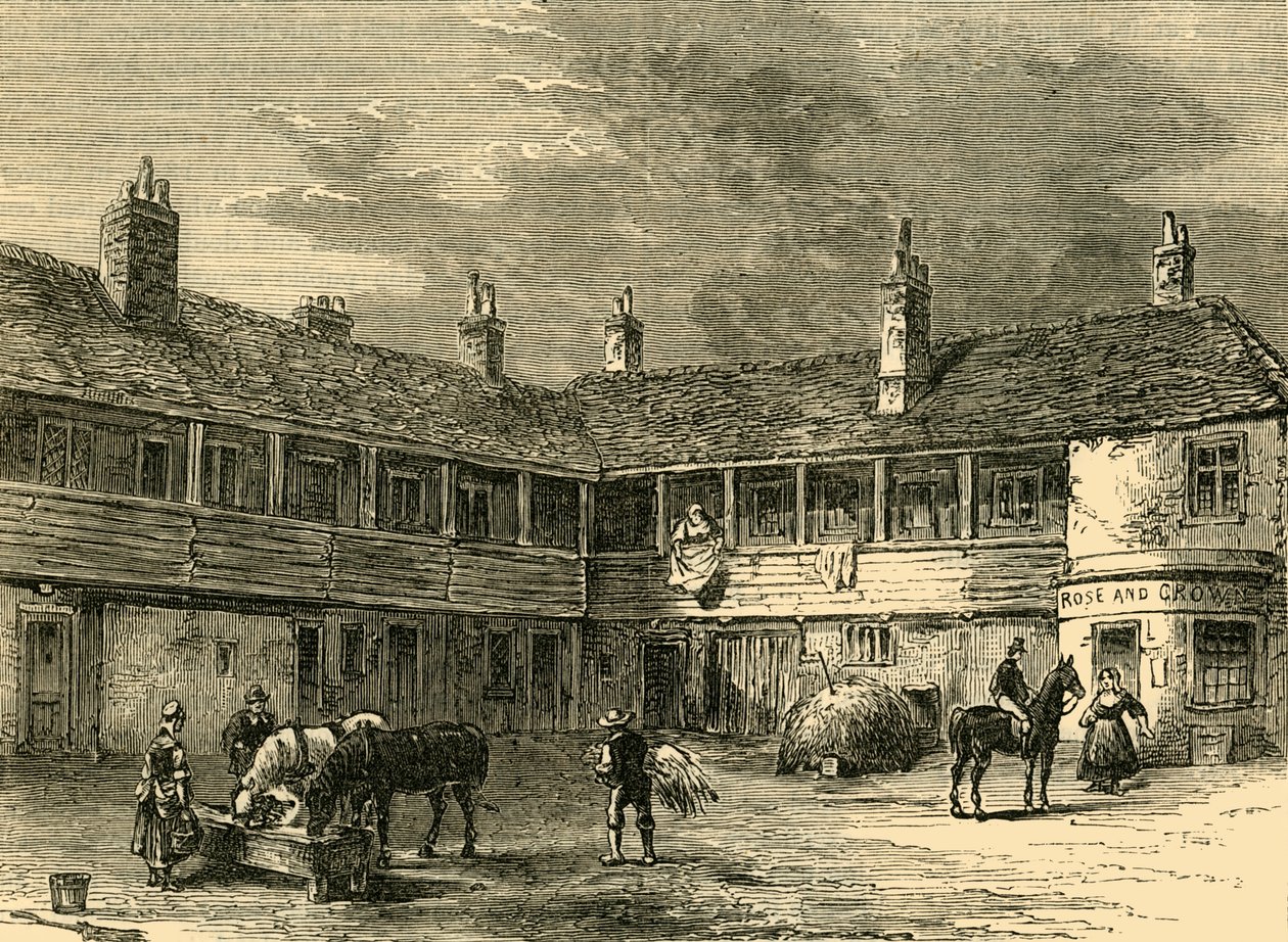 Cour de la Rose et de la Couronne, 1820, vers 1876 - Unbekannt