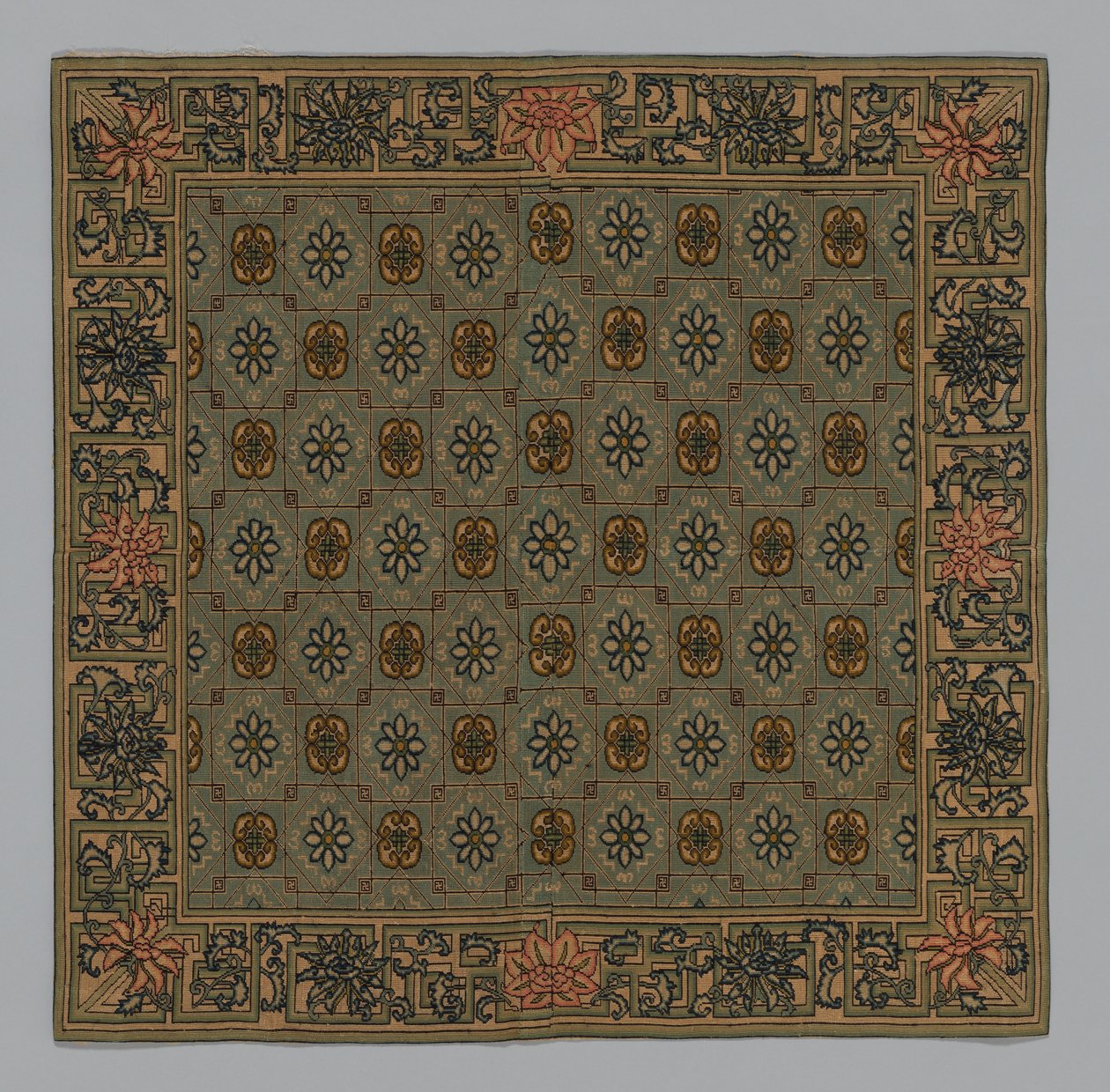 Housse de coussin, Chine, dynastie Qing 1644-1911 - Unbekannt