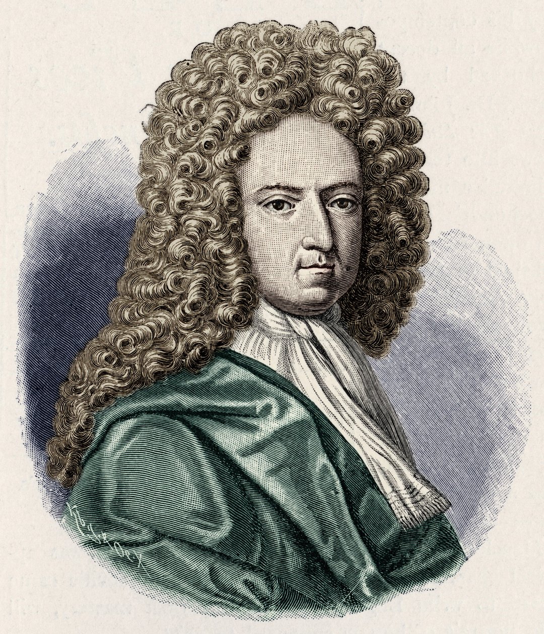 Daniel Defoe - portrait. Auteur et journaliste anglais 1660-1731 - Unbekannt