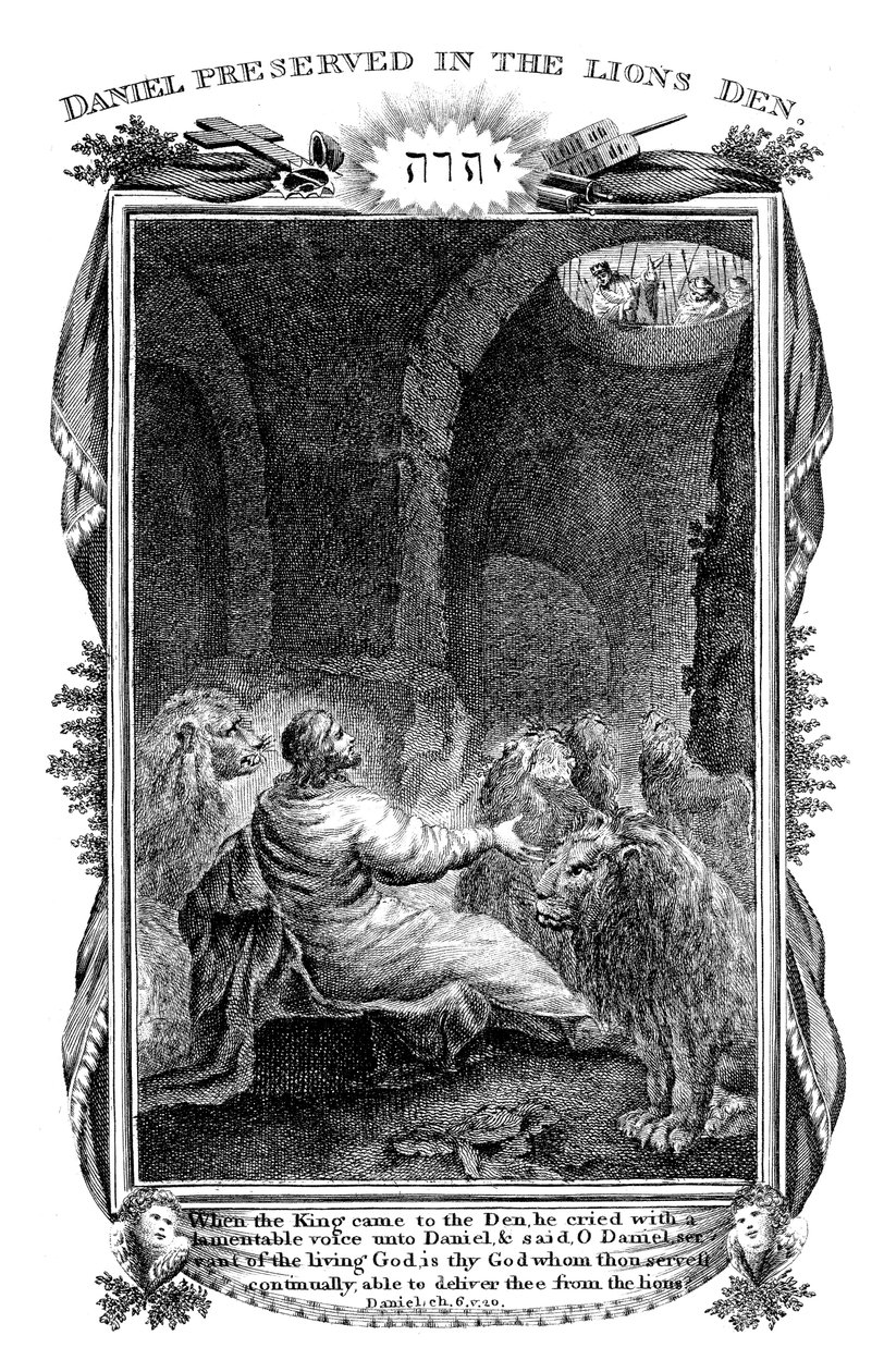 Daniel dans la fosse aux lions, 1804 - Unbekannt