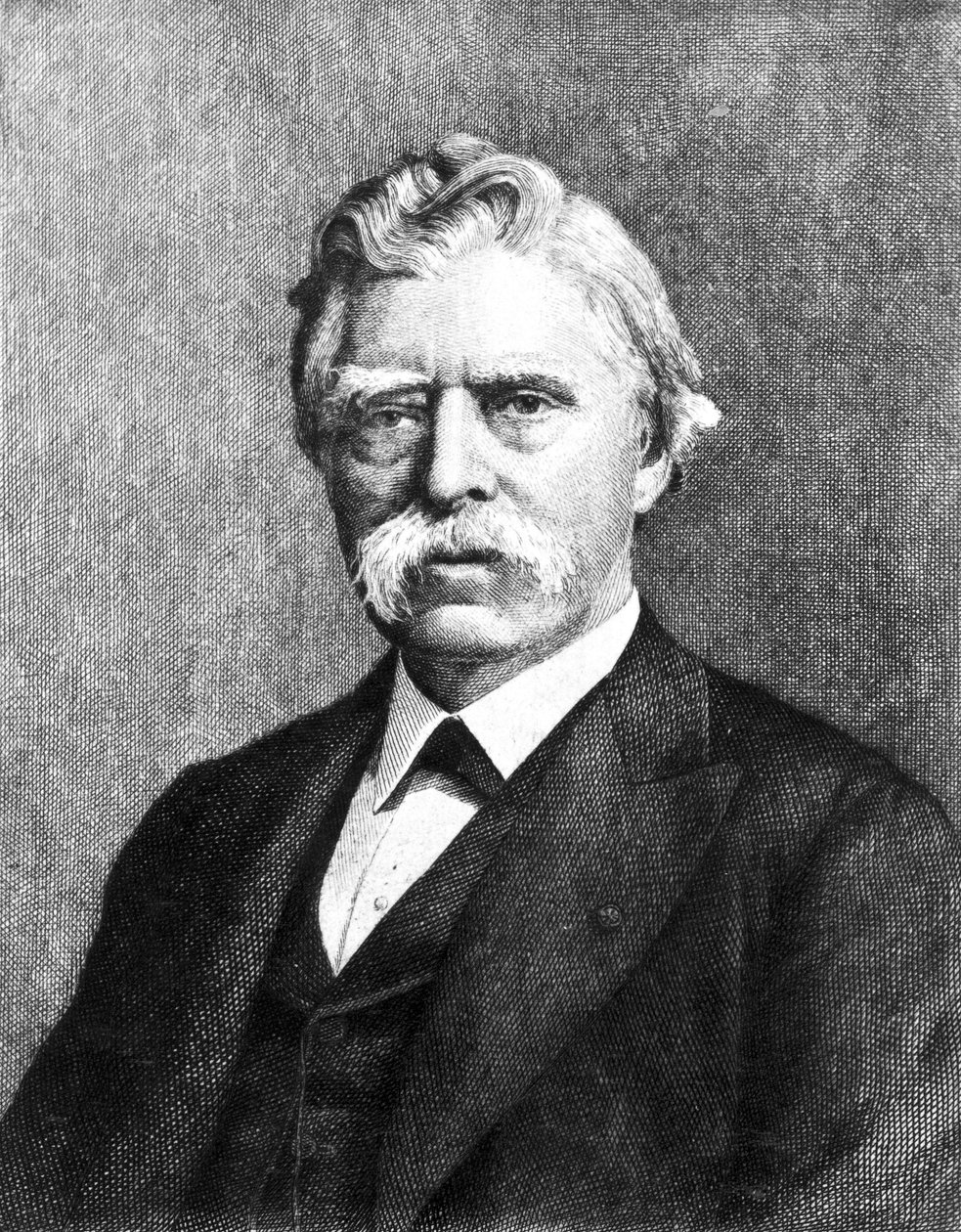 David Edward Hughes, électricien et inventeur anglais, vers 1880 - Unbekannt