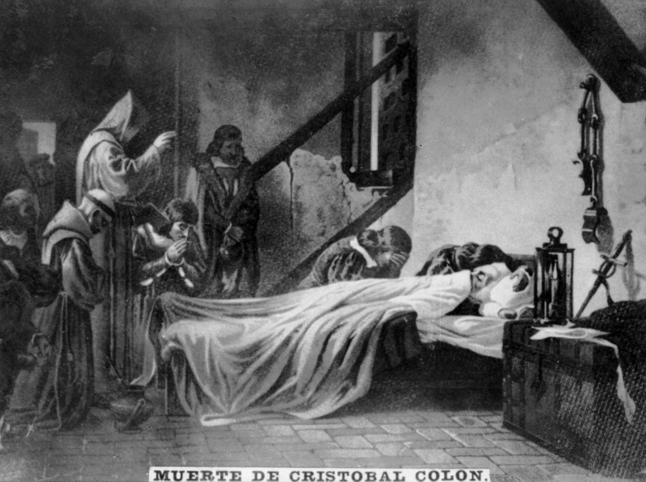 Mort de Christophe Colomb, XVIe siècle, années 1920 - Unbekannt
