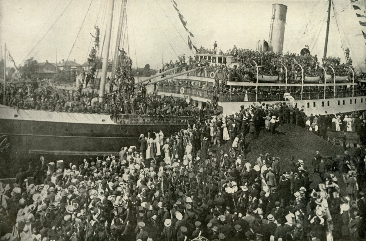 Départ du contingent victorien B.C., vers 1914, 1919 - Unbekannt