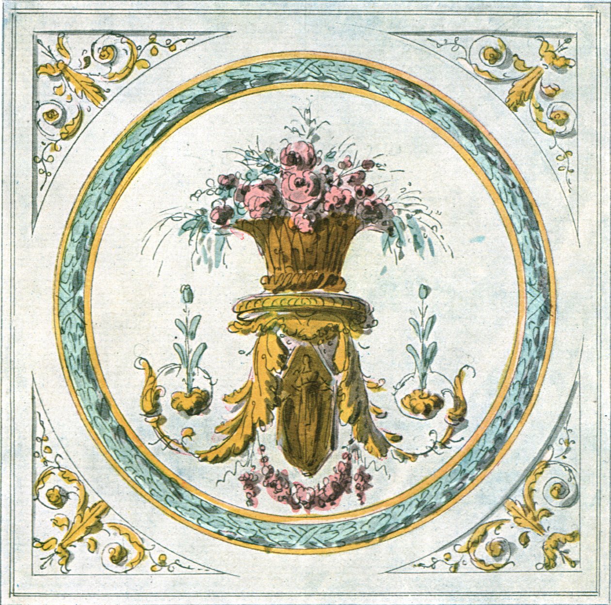 Conception pour la décoration intérieure, France, 1928 - Unbekannt