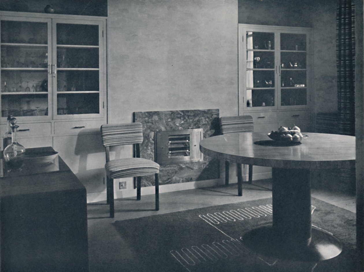Salle à manger pour une maison à Highgate Village, Londres, 1936 - Unbekannt