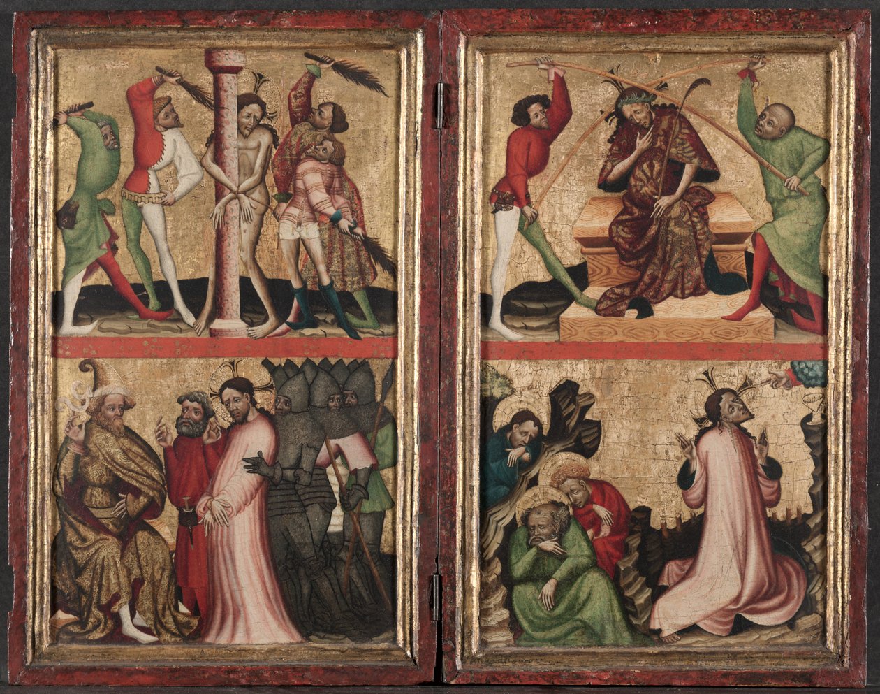 Diptyque avec la Passion du Christ, vers 1400 - Unbekannt