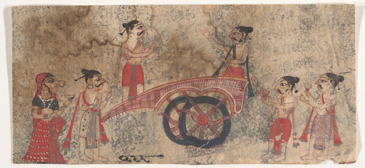 Disputes sur un char, 1650-60 - Unbekannt