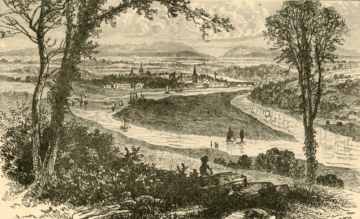 Vue lointaine de Perth, 1898 - Unbekannt