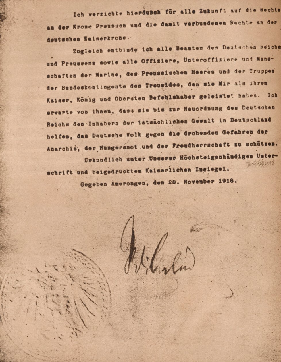 Document confirmant l