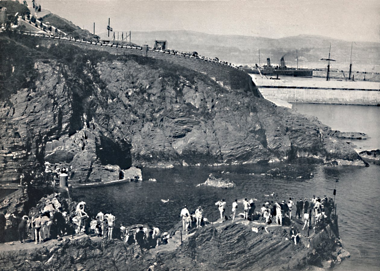 Douglas - Le lieu de baignade à Port Skillion, 1895 - Unbekannt