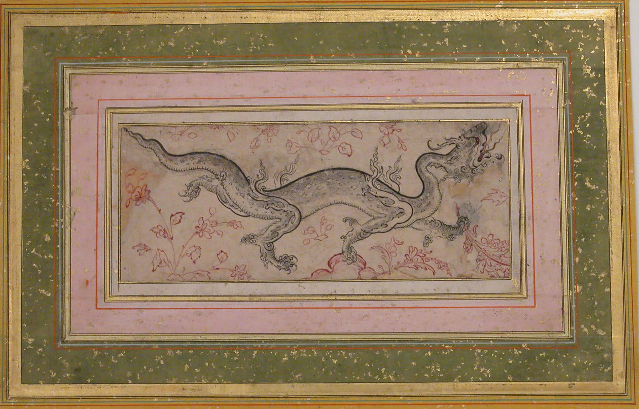 Dragon dans un paysage, 16ème siècle - Unbekannt