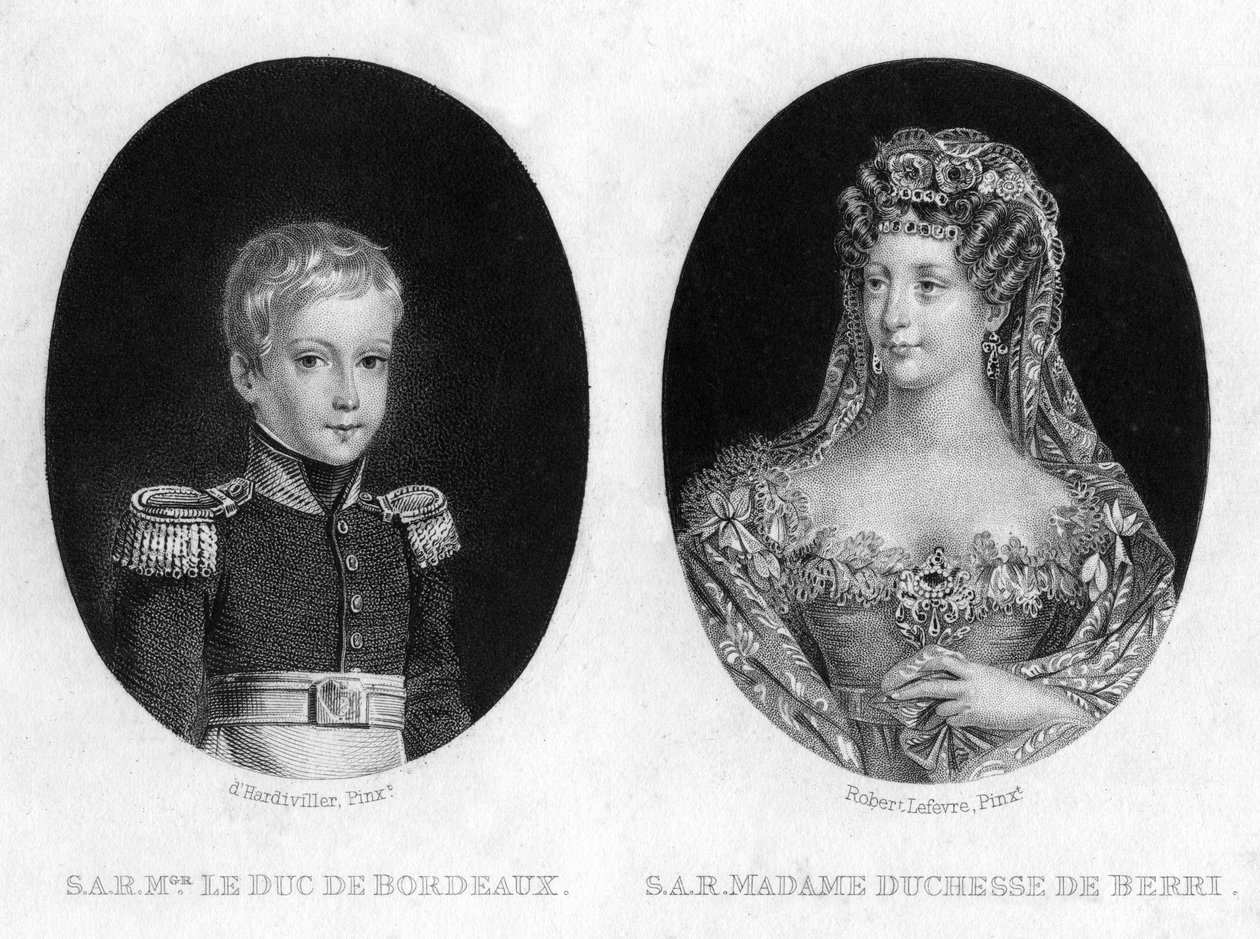 Duc de Bordeaux et la duchesse de Berri - Unbekannt