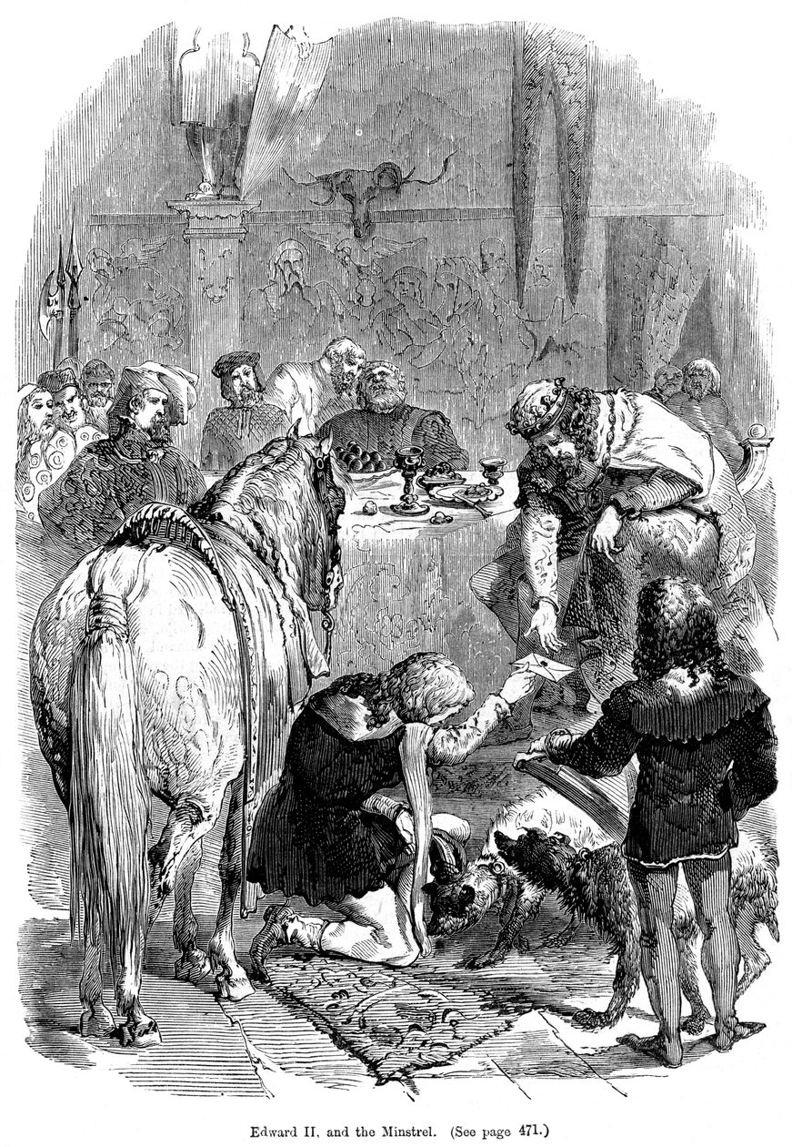 Édouard II et le ménestrel - Unbekannt