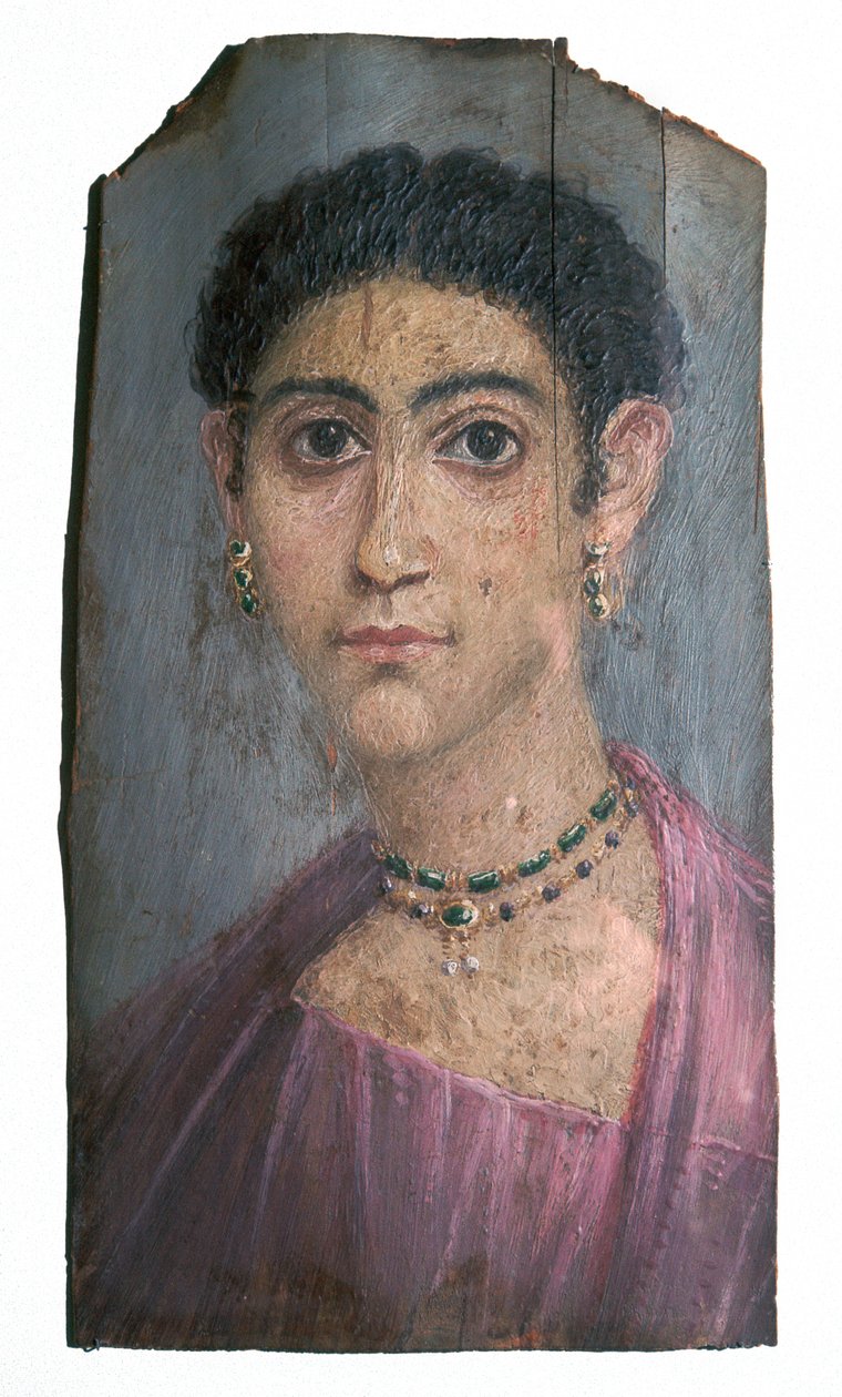 Portrait en cire égyptien d