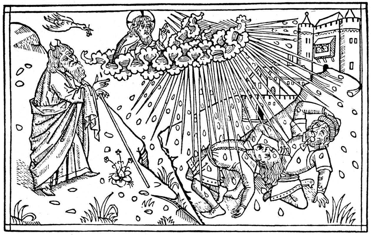 Les Égyptiens frappés par les plaies, 1480 1964 - Unbekannt