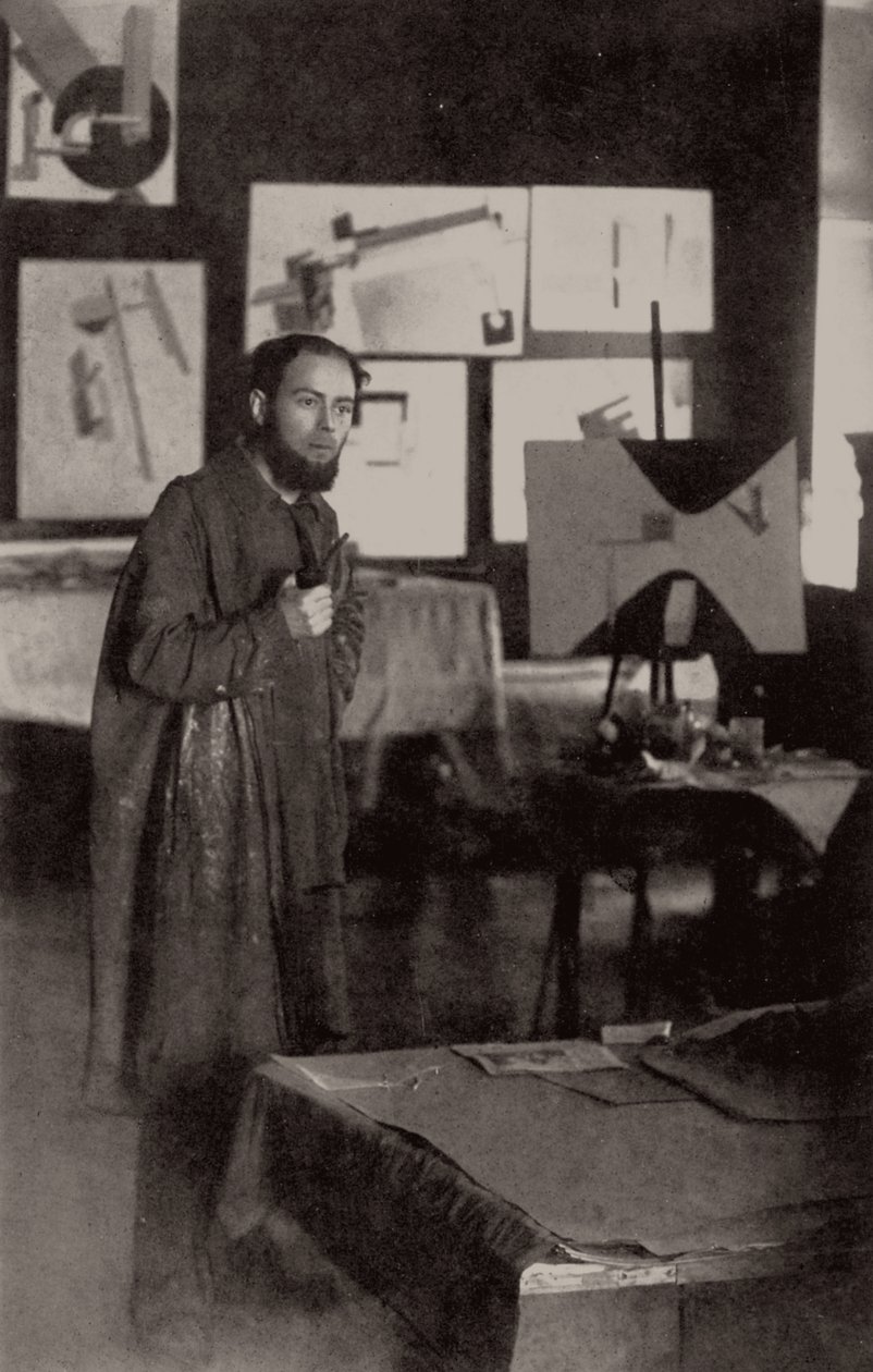 El Lissitzky dans son atelier à Vitebsk, 1919 - Unbekannt