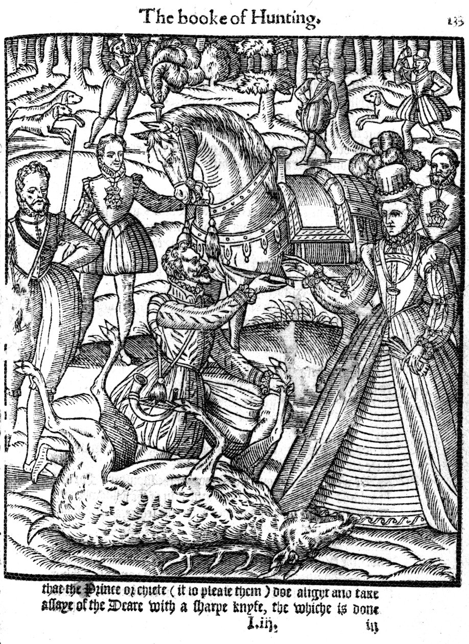 Élisabeth I effectuant la cérémonie de l